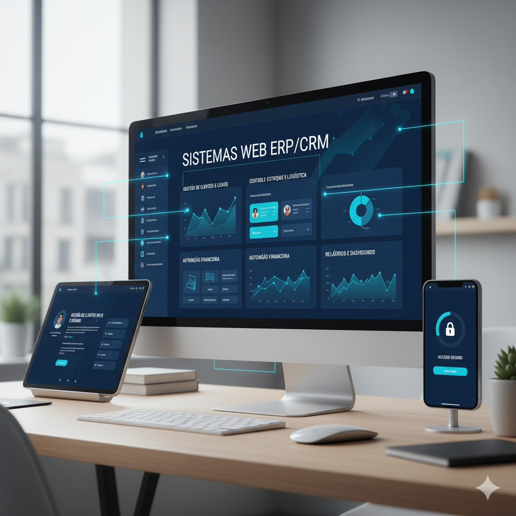 Imagem representativa de um sistema web