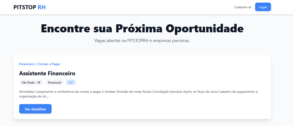 Portal de Vagas Personalizado