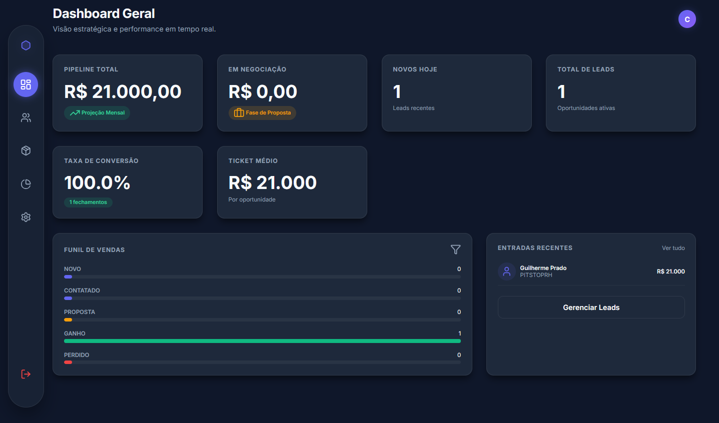 Imagem representativa de um sistema web